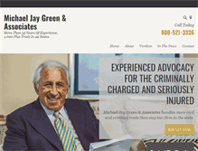 Tablet Screenshot of michaeljaygreen.com